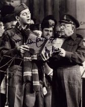 Ian Lavender signed Dad's Army 10x8 inch black and white photo. Good condition. All autographs
