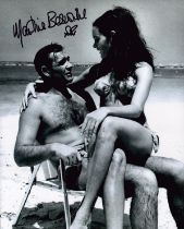 Martine Beswick signed James Bond 10x8 inch black and white photo. Good condition. All autographs
