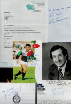 Ruby Union Collection of 8. Signed Will Carling, 2 x Iestyn Harris, Jason Robinson, Post Cards