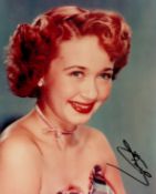 Jane Powell signed 10x8 inch colour photo. Good condition. All autographs come with a Certificate of