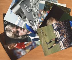 Football Legends collection 10, assorted signed photos includes some great names such as Len