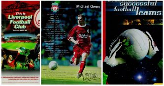 Michael Owen signed Biography, Liverpool Football Club Season 1998/99 brochure official Letter