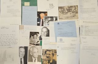 Assorted scientist collection. 11 x TLS signatures such as F. M. Burnet, Sir John Eccles, Georges