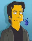 Jason Bateman signed Simpsons 10x8 inch animated colour photo. Good condition. All autographs come
