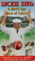 Dickie Bird A Bird's eye view of cricket VHS. Good condition. All autographs come with a Certificate