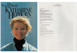 The Private World of Katharine Hepburn first edition hardback book. Published 1990. Good
