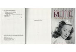 All About Bette her life from A-Z by Randall Riese first edition hardback book. Copyright 1993. Good