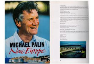 Michael Palin New Europe first edition hardback book. Published 2007. Good condition. All autographs