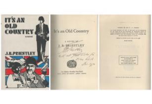 It's An Old Country A Novel JB Priestley signed hardback book. Copyright 1967. Good condition. All