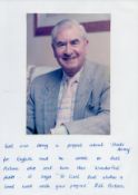 Bill Pertwee signed 7x5 inch colour photo. Dedicated. Good condition. All autographs come with a