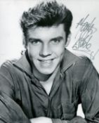 Marty Wilde signed 10x8 inch black and white photo. Good condition. All autographs come with a