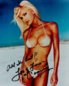 Caprice Bourret signed 10x8 inch colour photo. Good condition. All autographs come with a