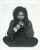 Whoopi Goldberg signed 10x8 inch black and white photo. Good condition. All autographs come with a