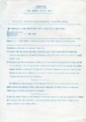 Original typed document from the Documentary 'The Epilogue of Ron Kray' 1994 by Reggie Kray and