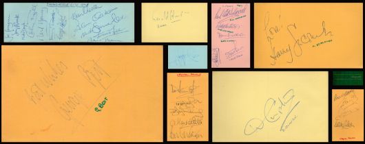 TV/Film/sport autograph book. Various signatures including George Best and Harry Secombe. Good