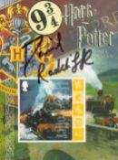 Harry Potter, an Isle of Man unused stamp card. Signed by Daniel Radcliffe in the title role. Good