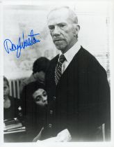 Ray Walston signed 10x8 inch black and white photo. Good condition. All autographs come with a