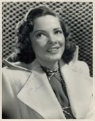 Kathryn Grayson signed 14x11 vintage black and white photo. American actress and coloratura soprano.
