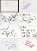 Theatre collection of 16 items. Signatures such as Rebecca Storm, Andrew Spillett, Jodie Jackson,