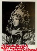 Dame Eva Turner A Good Hand Signed Photograph Of The English Dramatic Soprano In A Scene From Her