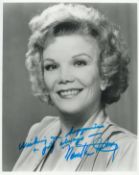 Nanette Fabray signed 10x8 inch black and white photo. Good condition. All autographs come with a