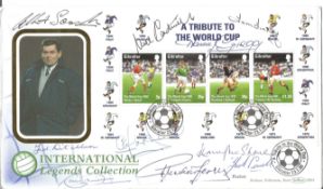 Tribute to the World Cup multi-signed FDC. Includes Scanlon, Cantwell, Finney, Gregg, Ditchburn,