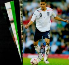 Football England collection 6, signed 12x8 inch colour photos includes good names such as Jermaine