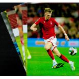 Football Nottingham Forest collection 5, signed 12x8 inch colour photos includes past and present