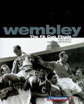 Jimmy Greaves and Ricky Villa signed hardback book titled Wembley FA Cup Finals 1923-2000 signatures