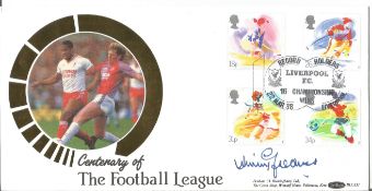 Jimmy Greaves signed Centenary of The Football League FDC.22/3/88 Liverpool postmark. Good