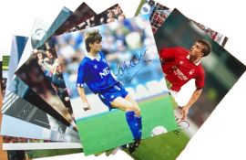 Football collection 12, assorted signed photos includes great names such as Bobby Moncur, Dean