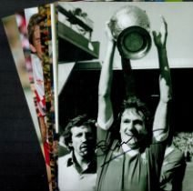 Liverpool signed photo collection. Includes 6 12x8inch photos (5 colour and 1 black and white).