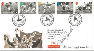 Tommy Smith and Ivor Powell (on reverse) signed Football Legends FDC.14/5/96 Wembley postmark.