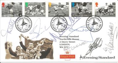 England Managers signed Football Legends FDC. Signed by Peter Taylor, Sven Goran Erikson, Howard