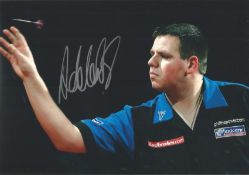 Adrian Lewis signed 12x8 inch colour photo great image of Jackpot former two time champion of the