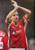 Michael Dawson signed colour photo Approx. 12x8 Inch. Is an English former professional footballer