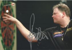 Raymond Van Barneveld signed 12x8 inch colour photo fantastic image of Barney the 5, time champion