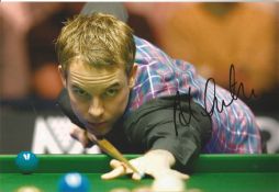 Ali Carter signed 12x8 inch colour photo pictured in action. Good condition. All autographs come