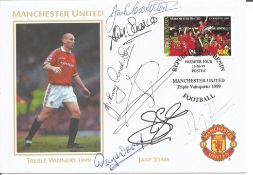 Jack Crompton, David Sadler, Johnny Anderson, Jaap Stam, Ray Wood and Roy Keane signed Manchester