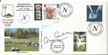 David Gower and Colin Cowdrey signed Arundel cover.13/5/95 Arundel postmark. Good condition. All