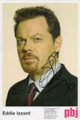 Eddie Izzard signed 9x6 inch colour promo photo. Good Condition. All autographs come with a