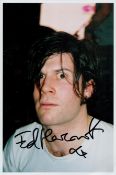 Ed Harcourt signed 8x6 inch colour photo. Good Condition. All autographs come with a Certificate