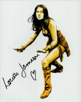 Louise Jameson signed 10x8 inch Dr Who illustrated photo. Good Condition. All autographs come with a