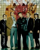 Ashes to Ashes multi signed 10x8 inch colour photo signatures include Philip Glenister, Dean Andrews