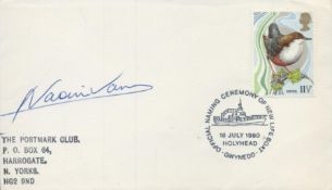 Dame Naomi James signed envelope PM Official Naming Ceremony of New Lifeboat Gwynedd 16 July 1980