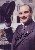 David Suchet signed 7x5 inch Poirot colour photo. Good Condition. All autographs come with a