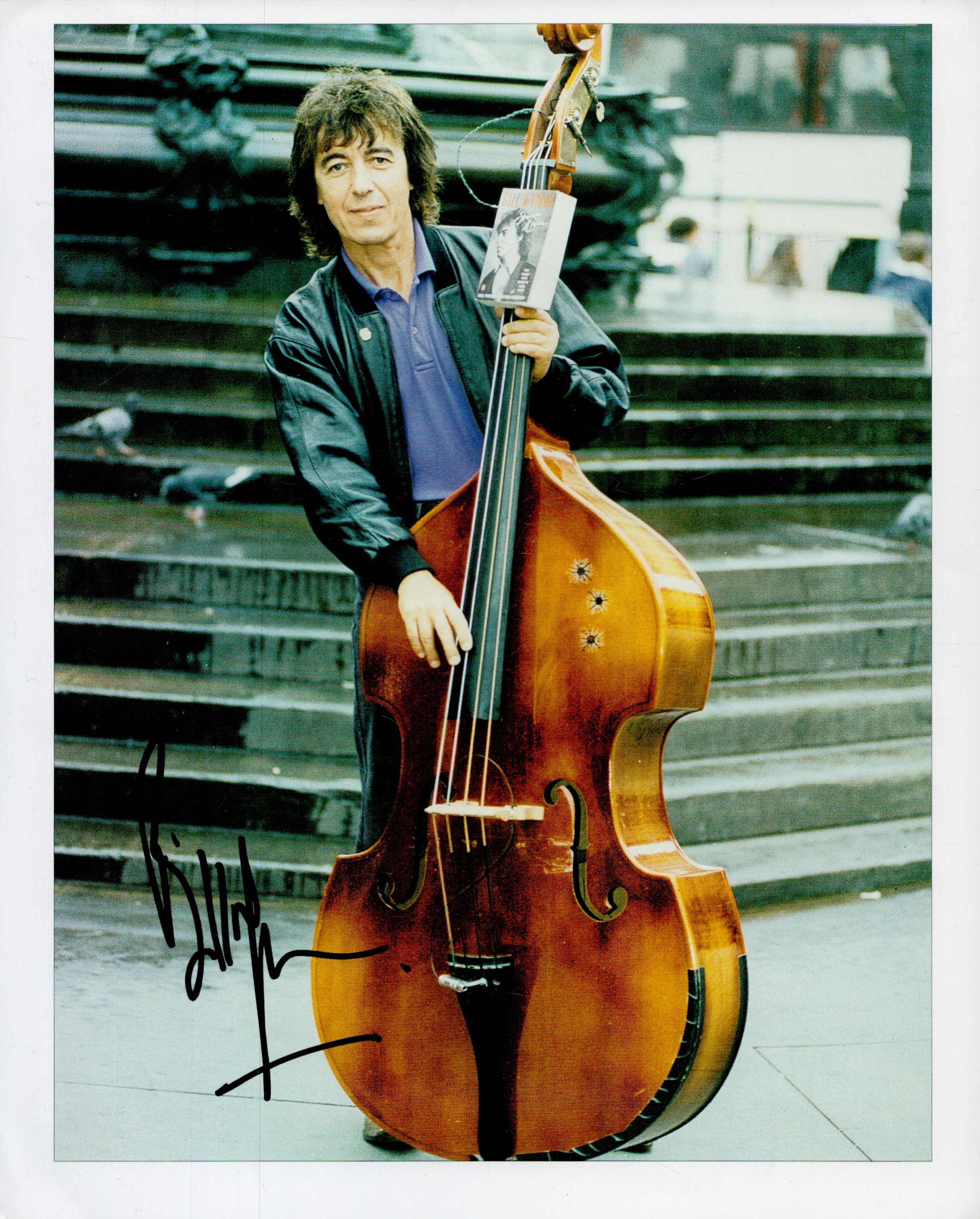 Bill Wyman signed 10x8 inch colour photo. Good Condition. All autographs come with a Certificate