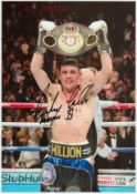 Anthony Crolla signed 12x8 inch colour photo. Good Condition. All autographs come with a Certificate