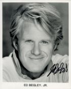 Ed Begley JR signed 10x8 inch black and white photo. Good Condition. All autographs come with a