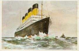 Titanic Survivor Eva Hart signed 80th Anniversary Launching of the R.M.S Titanic Harland and Wolf,